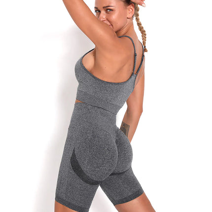 Apex | Seamless Shorts for Women – Sleek Performance in Dim Gray