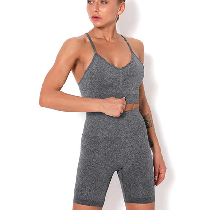 Apex | Seamless Shorts for Women – Sleek Performance in Dim Gray