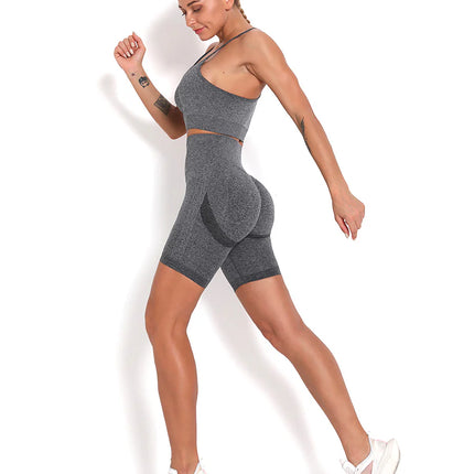 Apex | Seamless Shorts for Women – Sleek Performance in Dim Gray