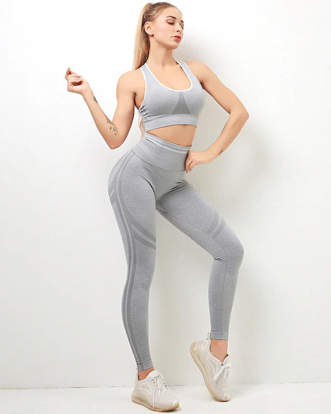 Kinetic | Seamless Sports Bra – Effortless Style & Performance - Alum Fox