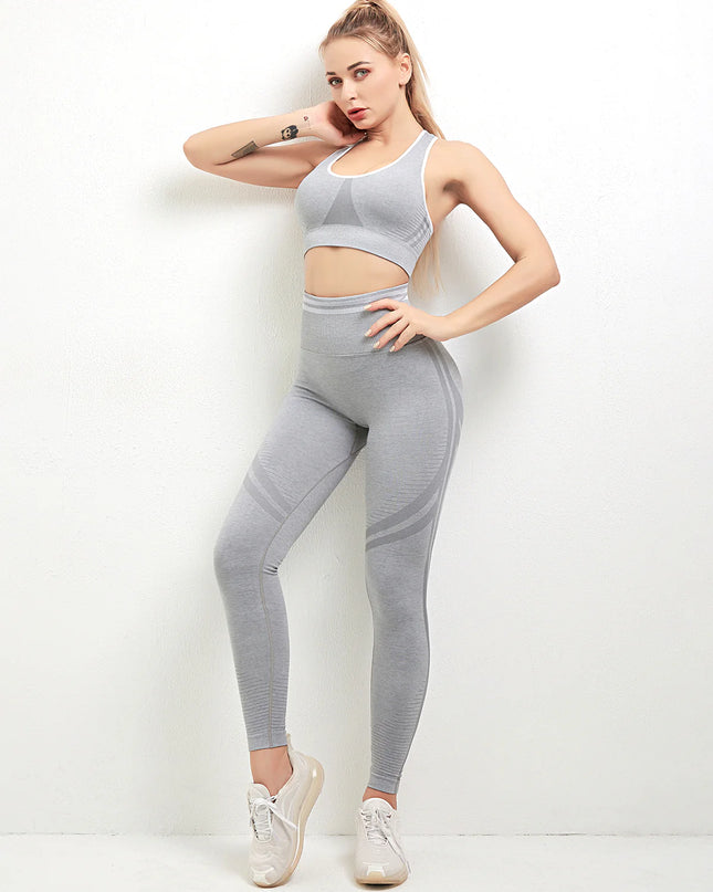 Kinetic | Seamless Sports Bra – Effortless Style & Performance - Alum Fox