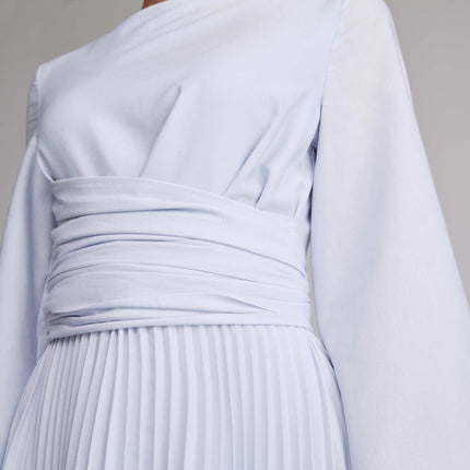 Gabrielle | Long Sleeve Wrap Midi Dress