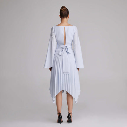 Gabrielle | Long Sleeve Wrap Midi Dress