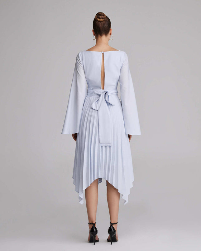 Gabrielle | Long Sleeve Wrap Midi Dress