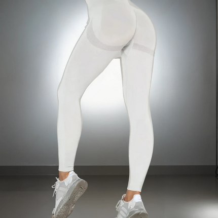 Apex | Seamless Leggings – Sleek Simplicity with Sculpting Support - Gainsboro