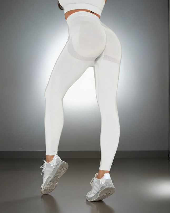 Apex | Seamless Leggings – Sleek Simplicity with Sculpting Support - Gainsboro