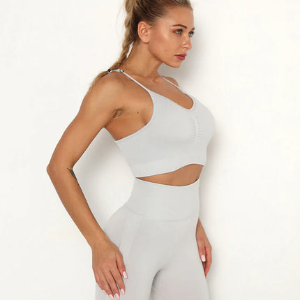 Apex | Seamless Sports Bra – Effortless Comfort & Style - Gainsboro