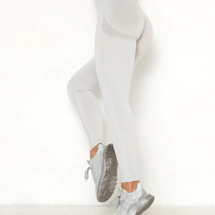 Apex | Seamless Leggings – Sleek Simplicity with Sculpting Support - Gainsboro