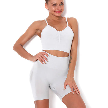 Apex | Seamless Shorts for Women – Sleek Performance - Gainsboro