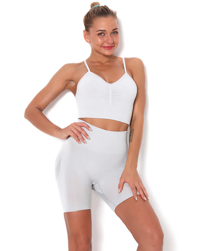 Apex | Seamless Shorts for Women – Sleek Performance - Gainsboro
