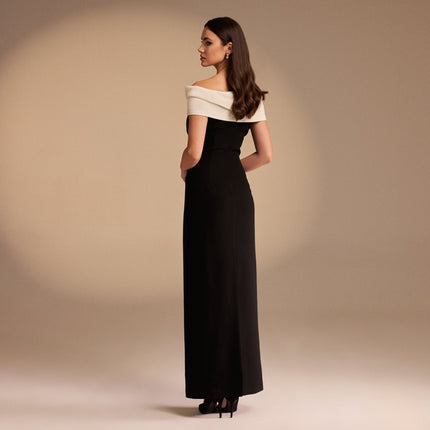 Geneva | Off-Shoulder Wedding Guest Maxi Dress