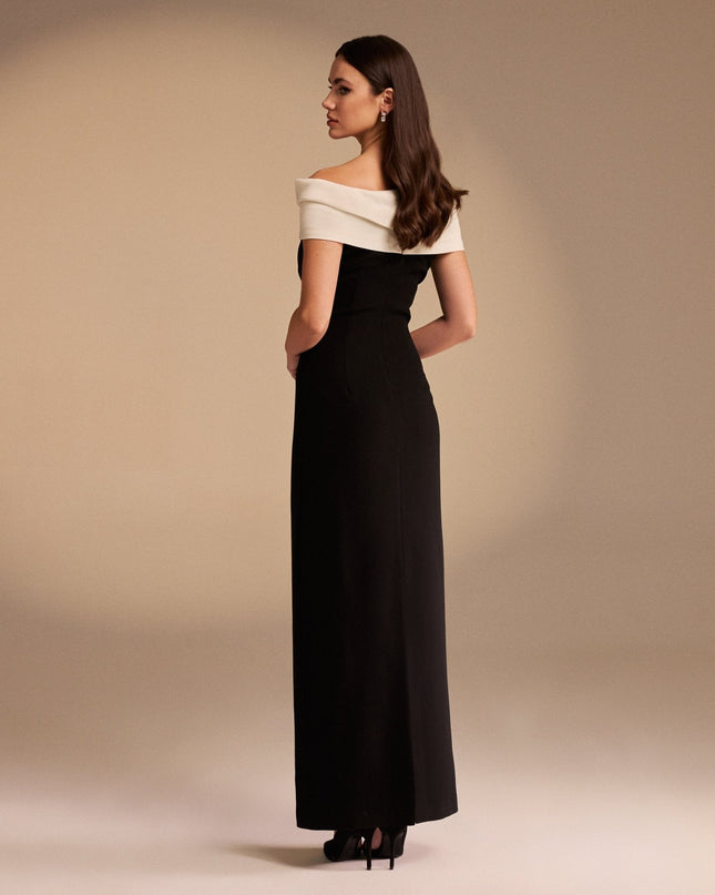 Geneva | Off-Shoulder Wedding Guest Maxi Dress
