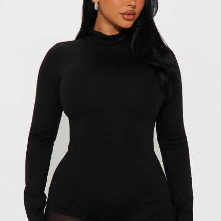 Gia | Concert Outfit Black Stretch Micro Romper