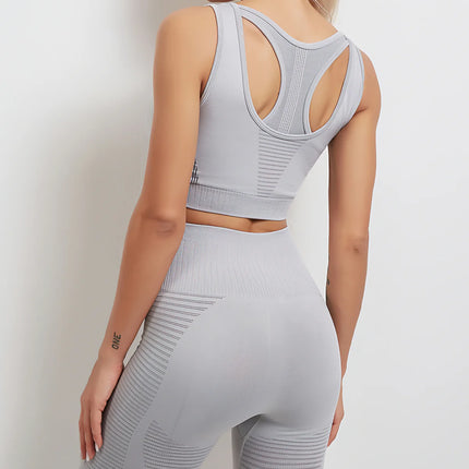 Aura | Seamless Leggings for Women – Athletic Fit - Light Gray