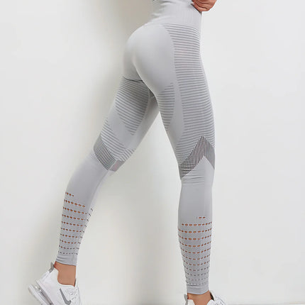 Aura | Seamless Leggings for Women – Athletic Fit - Light Gray
