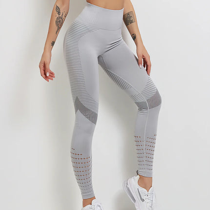 Aura | Seamless Leggings for Women – Athletic Fit - Light Gray