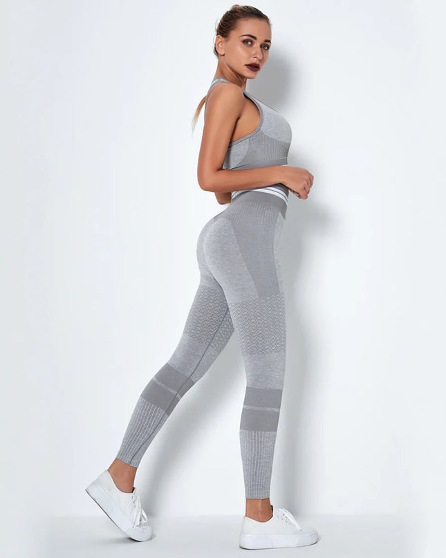 Horizon | Active Leggings for Women – Seamless Fit - Chateau Grey