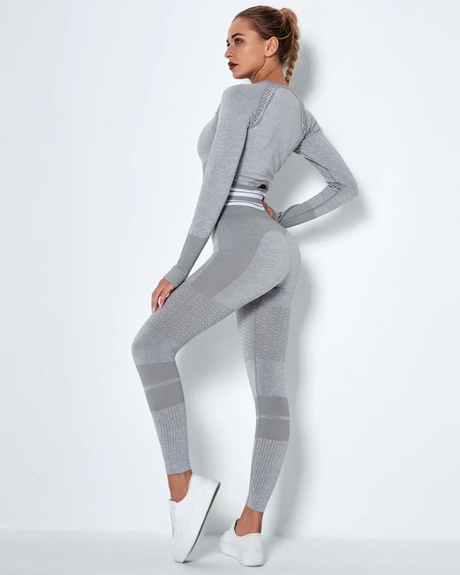 Horizon | Active Leggings for Women – Seamless Fit - Chateau Grey