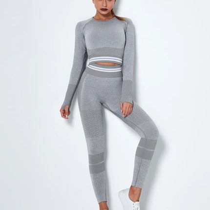 Horizon | Active Leggings for Women – Seamless Fit - Chateau Grey