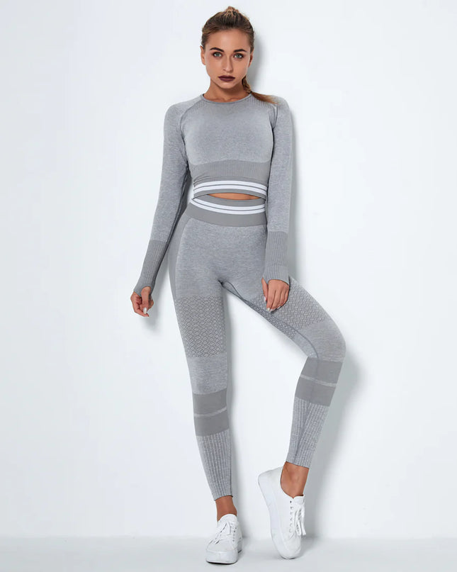 Horizon | Active Leggings for Women – Seamless Fit - Chateau Grey
