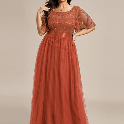 Haven | A-Line Ruffle Sleeve Wedding Guest Dress