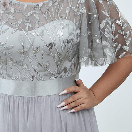 Haven | A-Line Ruffle Sleeve Wedding Guest Dress