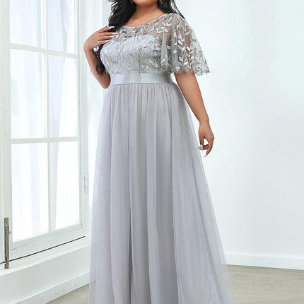 Haven | A-Line Ruffle Sleeve Wedding Guest Dress
