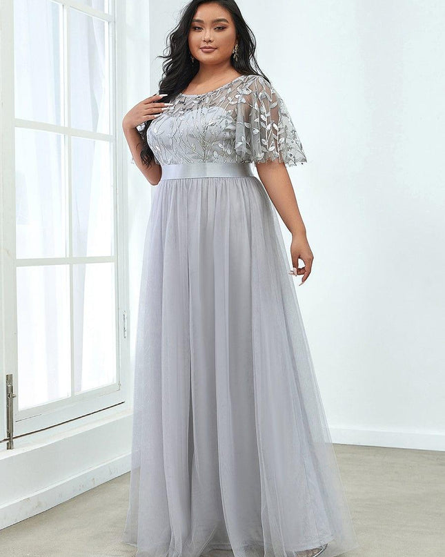Haven | A-Line Ruffle Sleeve Wedding Guest Dress