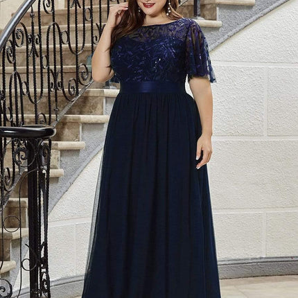 Haven | A-Line Ruffle Sleeve Wedding Guest Dress