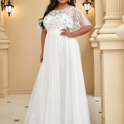 Haven | A-Line Ruffle Sleeve Wedding Guest Dress