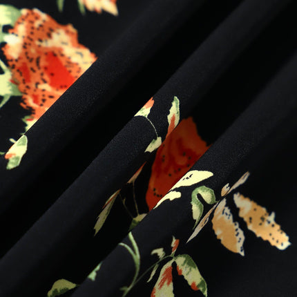 Hayden | Slim Fit V Neck Floral Maxi Dress Summer Dress