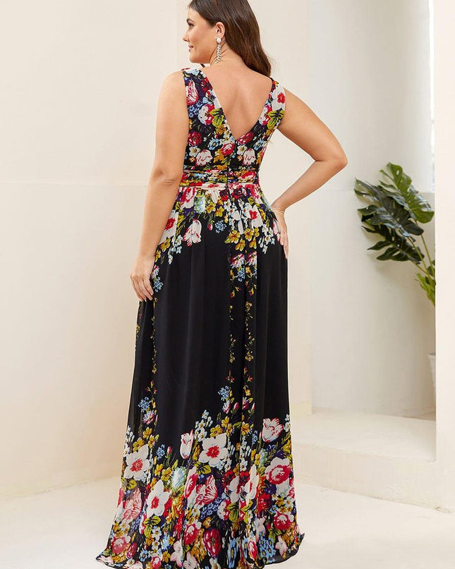 Hazel | V Neck Pleated Chiffon Wedding Guest Dress