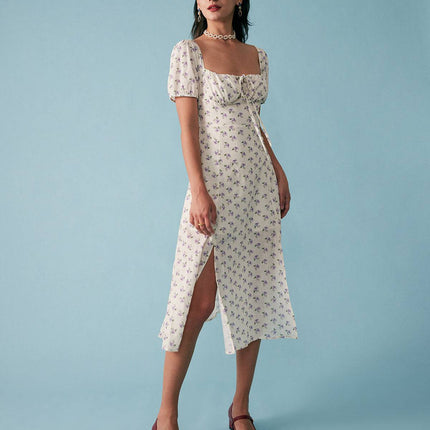 Holly | Ruched Fit Short Sleeve Summer Dress