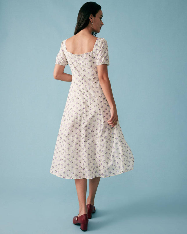 Holly | Ruched Fit Short Sleeve Summer Dress