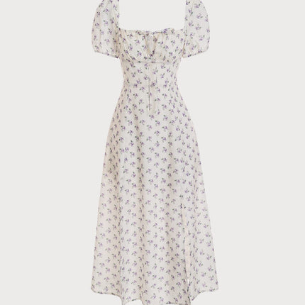 Holly | Ruched Fit Short Sleeve Summer Dress