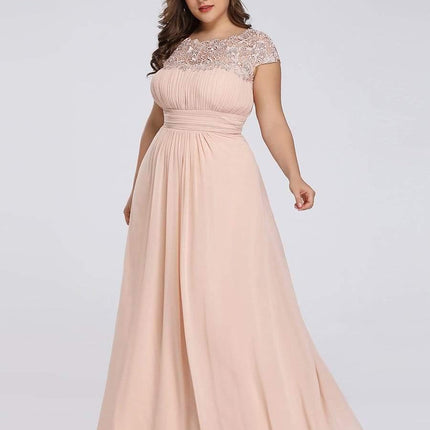 Josephine | Fitted Lace Cap Sleeve Bridesmaid Dress