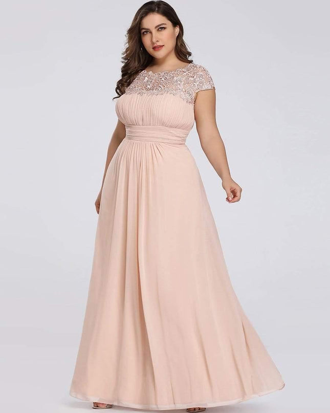 Josephine | Fitted Lace Cap Sleeve Bridesmaid Dress