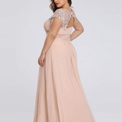 Josephine | Fitted Lace Cap Sleeve Bridesmaid Dress