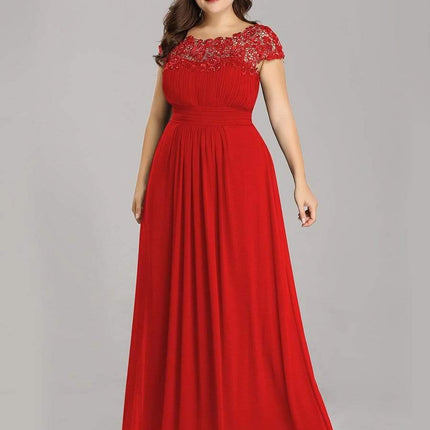 Josephine | Fitted Lace Cap Sleeve Bridesmaid Dress