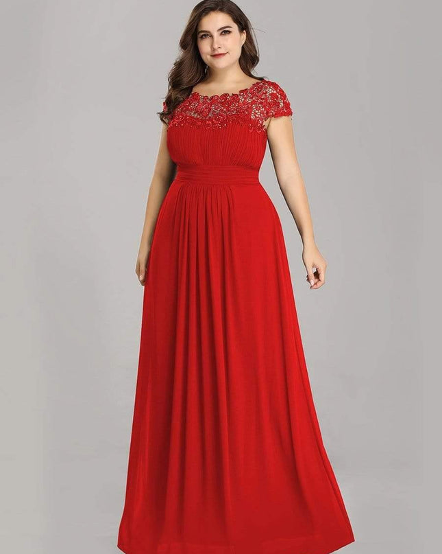 Josephine | Fitted Lace Cap Sleeve Bridesmaid Dress