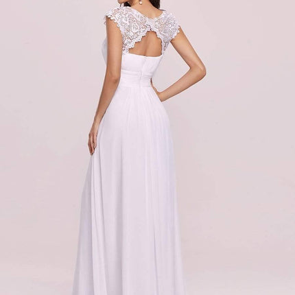 Josephine | Fitted Lace Cap Sleeve Bridesmaid Dress