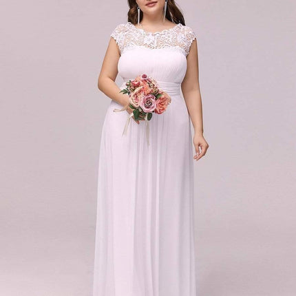 Josephine | Fitted Lace Cap Sleeve Bridesmaid Dress
