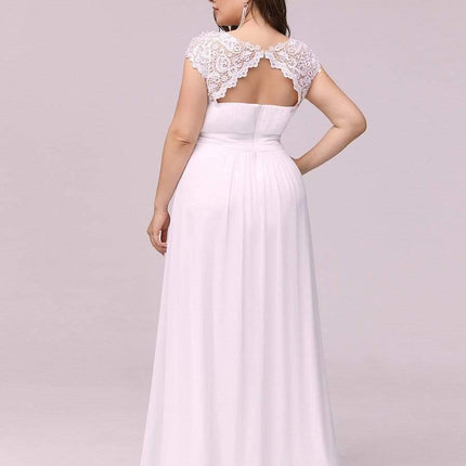 Josephine | Fitted Lace Cap Sleeve Bridesmaid Dress