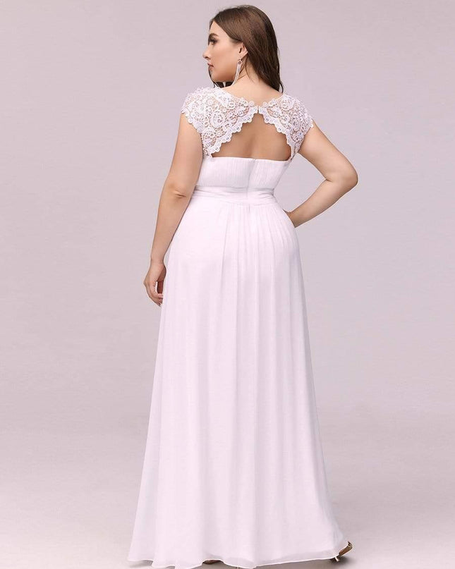 Josephine | Fitted Lace Cap Sleeve Bridesmaid Dress
