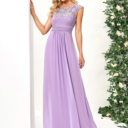 Josephine | Fitted Lace Cap Sleeve Bridesmaid Dress