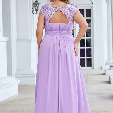 Josephine | Fitted Lace Cap Sleeve Bridesmaid Dress