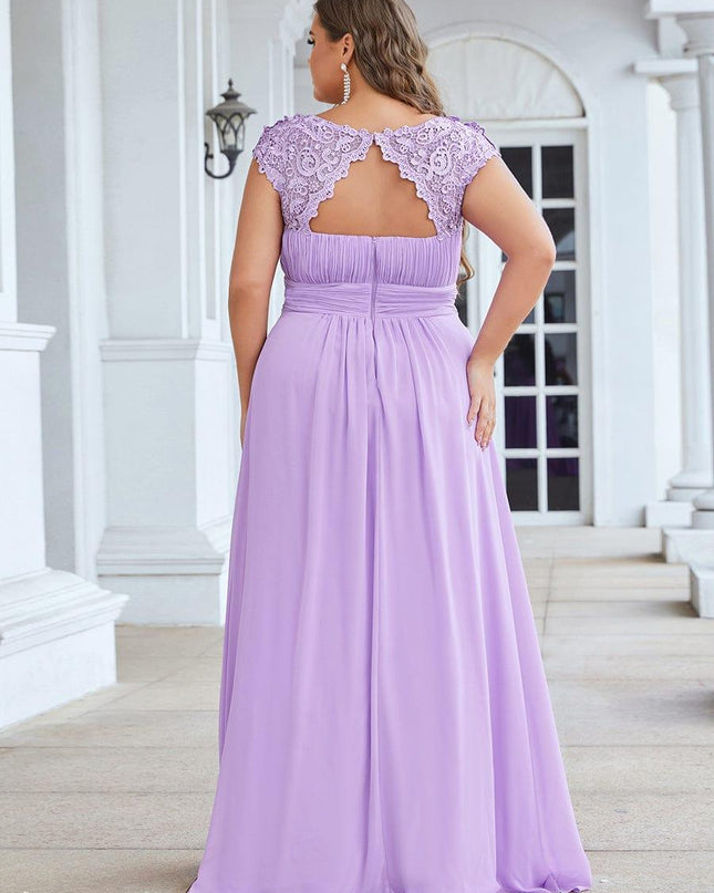 Josephine | Fitted Lace Cap Sleeve Bridesmaid Dress