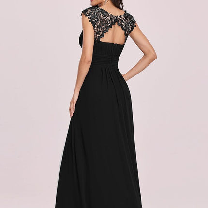 Josephine | Fitted Lace Cap Sleeve Bridesmaid Dress