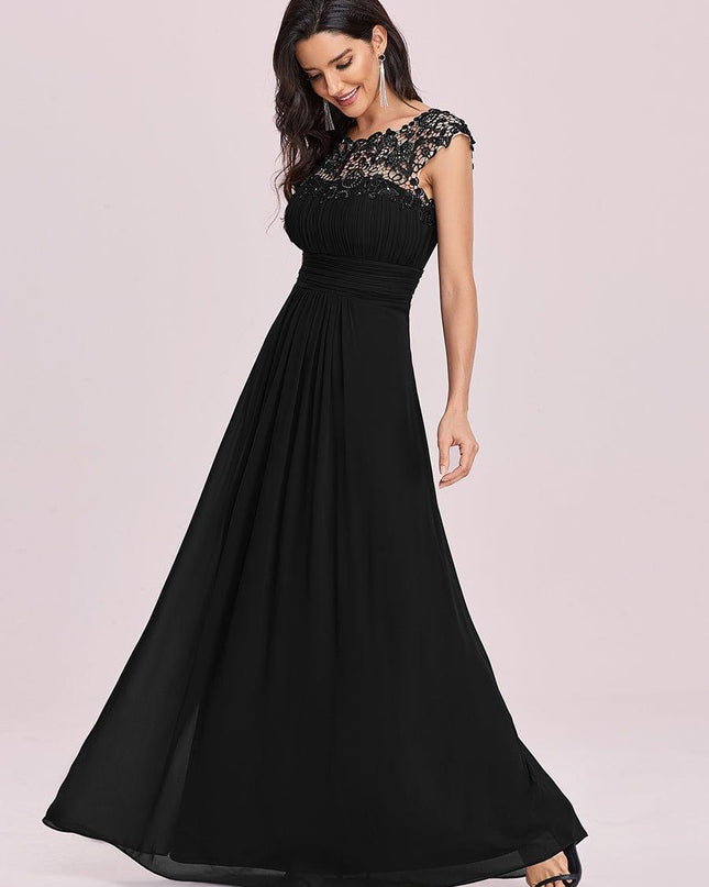 Josephine | Fitted Lace Cap Sleeve Bridesmaid Dress