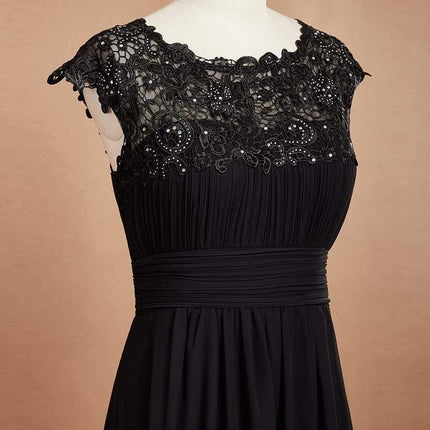 Josephine | Fitted Lace Cap Sleeve Bridesmaid Dress